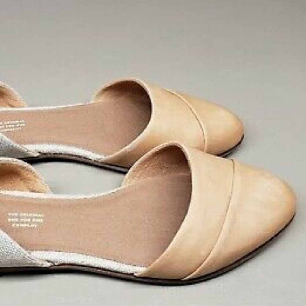 Toms Honey Jutti D'Orsay Leather Flats 10012402